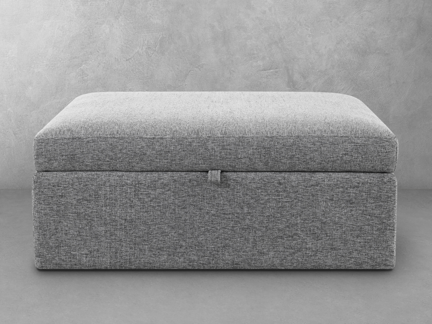 Wren Square Storage Ottoman - Gray