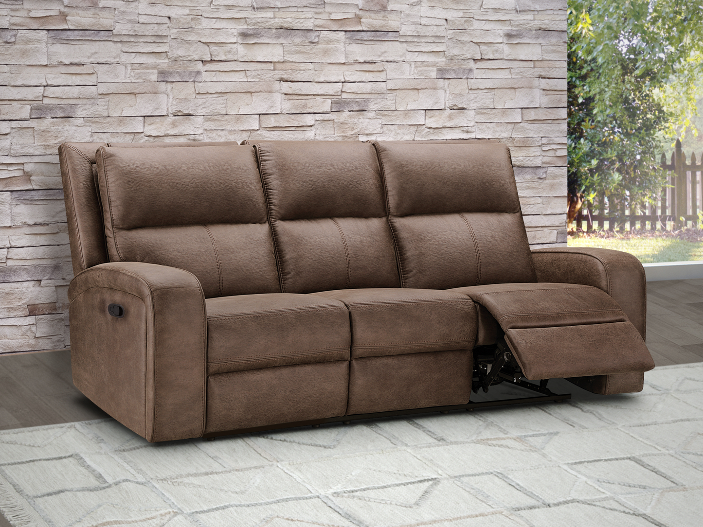 Bryce® Fabric Manual Reclining Sofa