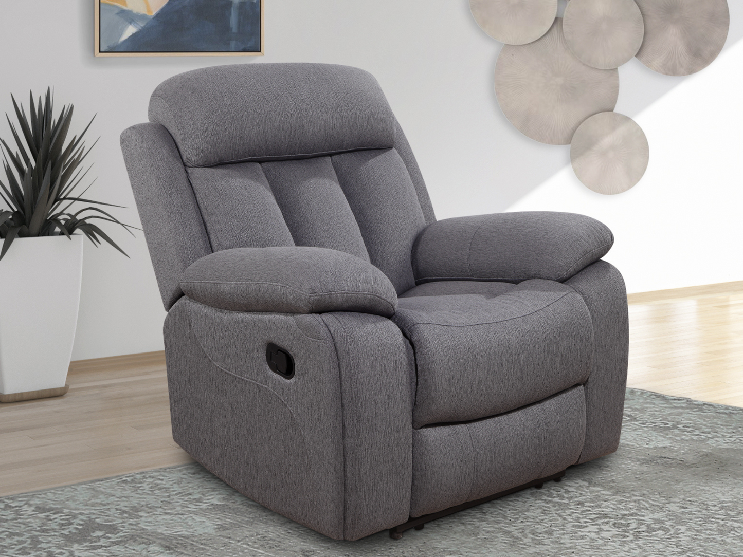 Fletcher Stain-Resistant Fabric Reclining Chair