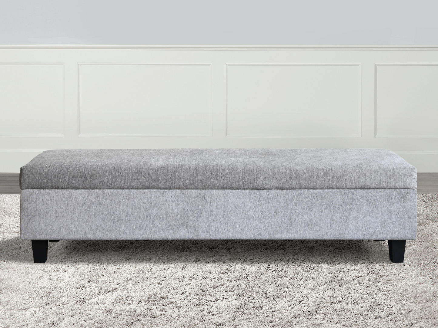 Seneca Upholstered Bench - Gray