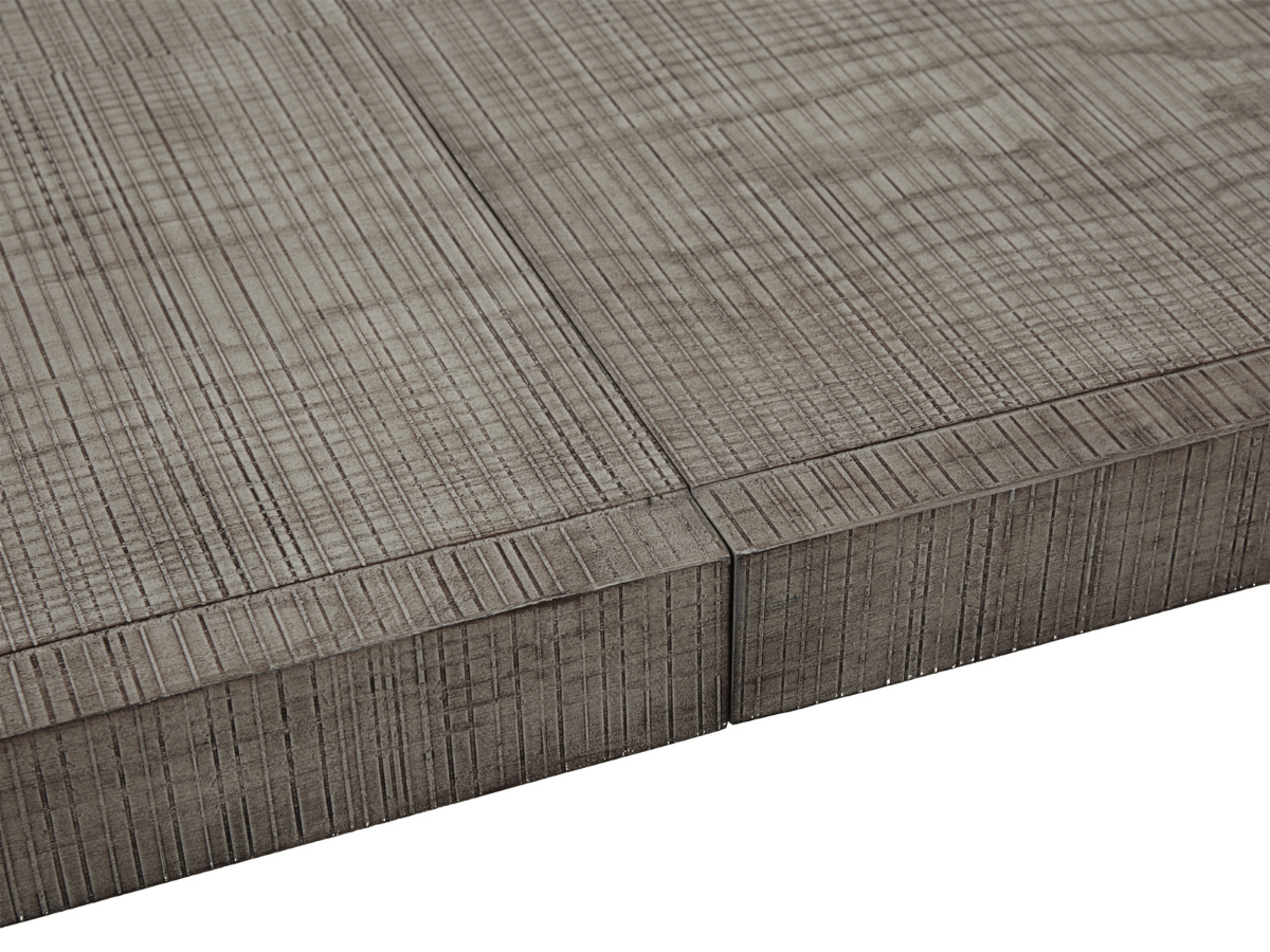 Bacara Modern Classic Wood Brushed Extendable Dining Table - Gray