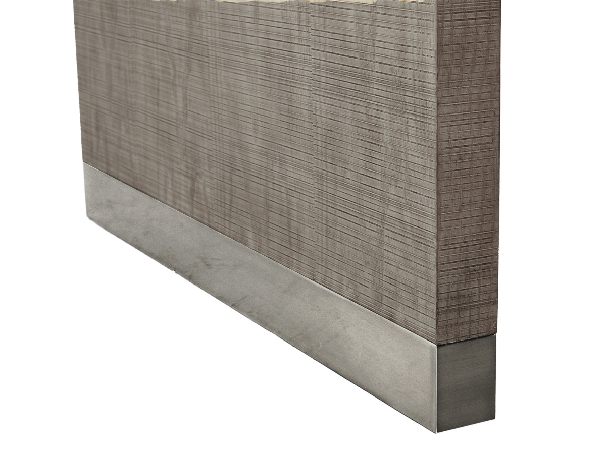Bacara Modern Classic Wood Brushed Extendable Dining Table - Gray