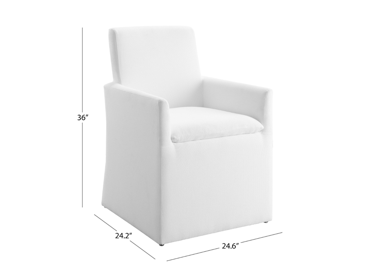 Mara Stain-Resistant Fabric Dining Armchair