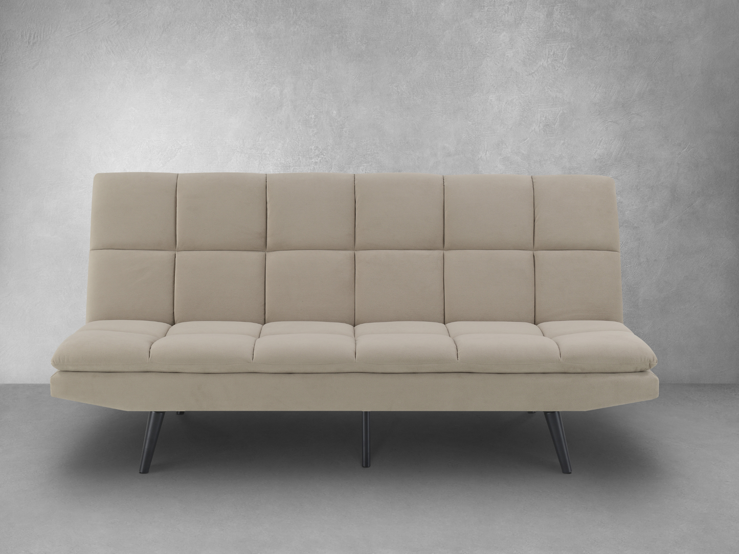 Jaden Convertible Fabric Sofa - Beige