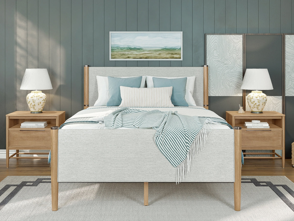 Details by Becki Owens, Charlotte Bed - Blonde - Queen