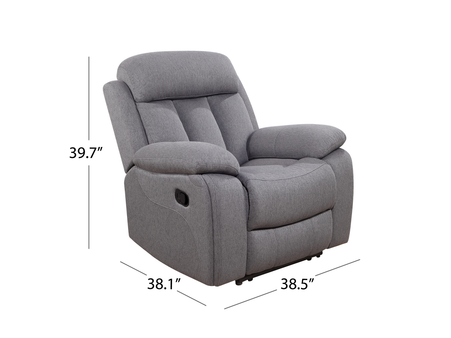 Fletcher Stain-Resistant Fabric Reclining Chair