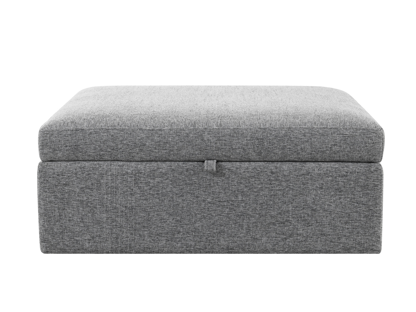 Wren Square Storage Ottoman - Gray