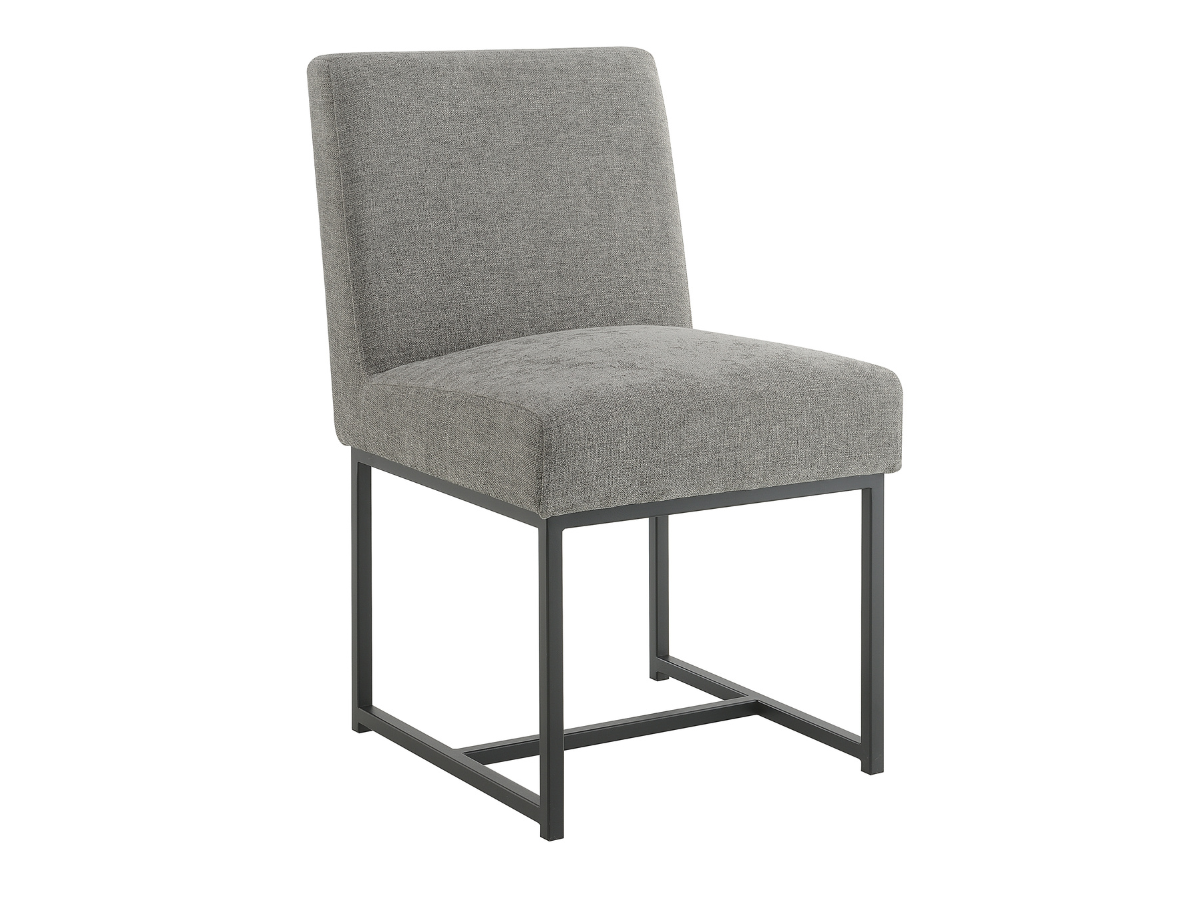 Luxe Fabric Dining Chair - Gray