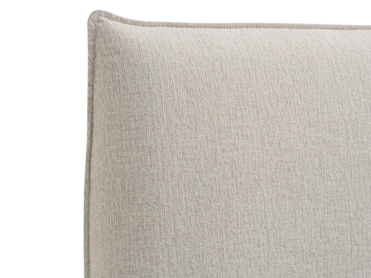 Elsen Upholstered Bed - Ivory - Queen