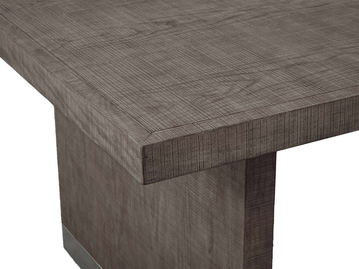 Bacara Modern Classic Wood Brushed Extendable Dining Table - Gray