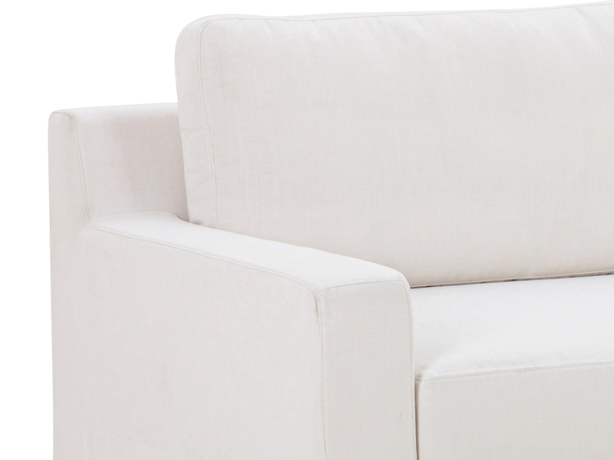 Rosalina Fabric Slipcover Sofa - Ivory