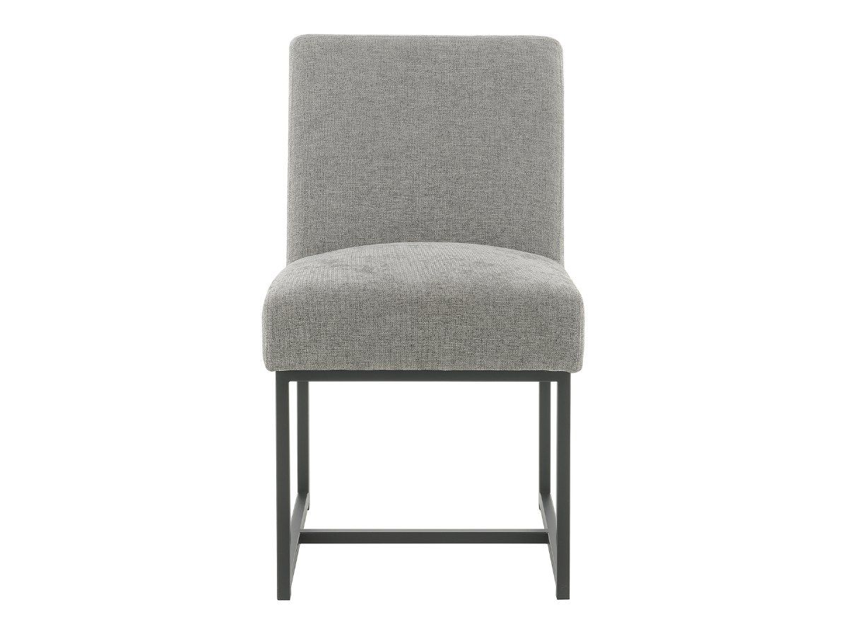 Luxe Fabric Dining Chair - Gray