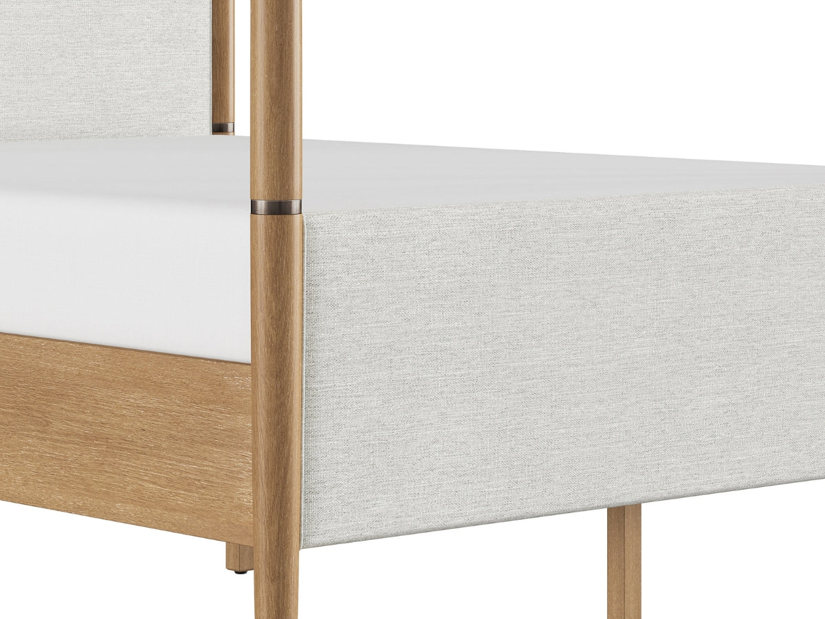 Details by Becki Owens, Charlotte Canopy Bed - Blonde - King