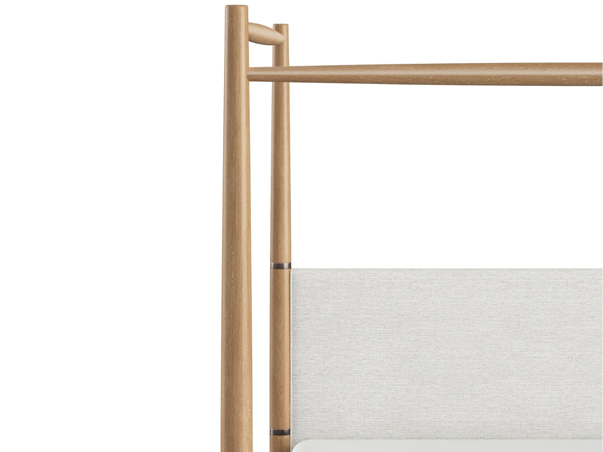 Details by Becki Owens, Charlotte Canopy Bed - Blonde - King