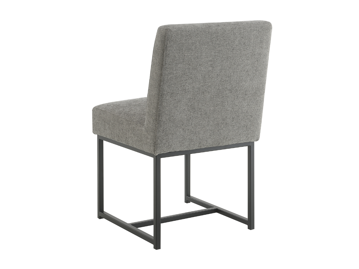 Luxe Fabric Dining Chair - Gray