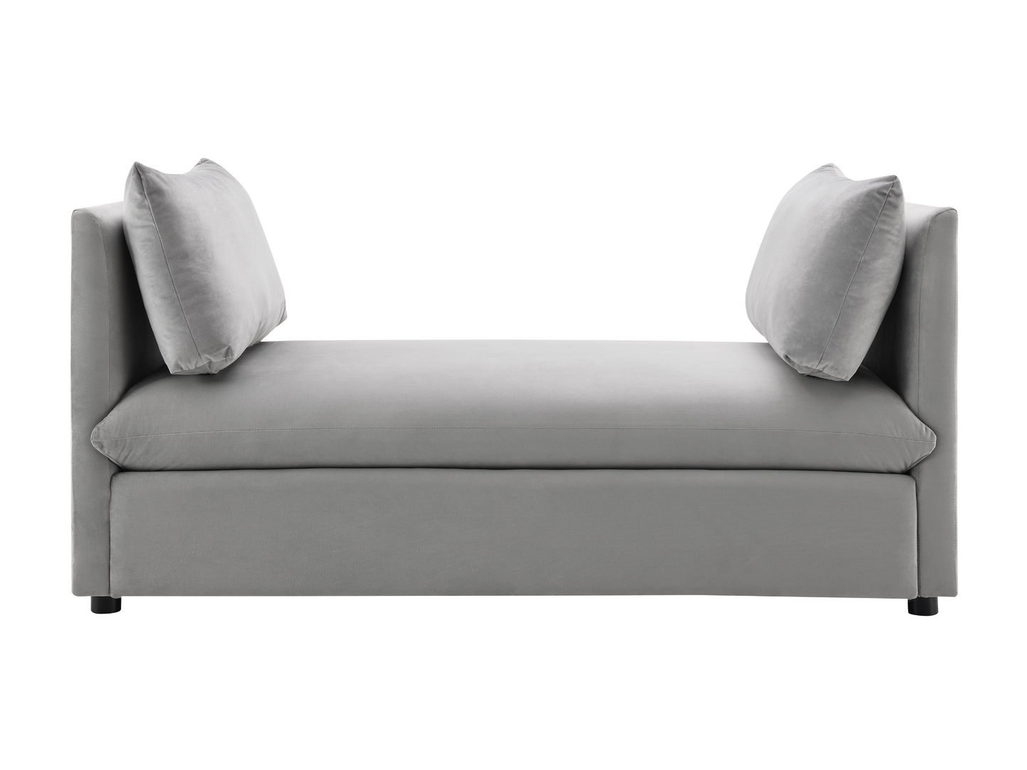 Becca 59" Upholstered Daybed - Gray
