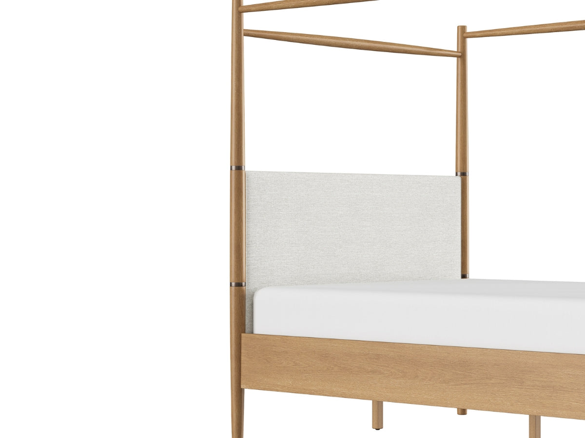 Details by Becki Owens, Charlotte Canopy Bed - Blonde - King