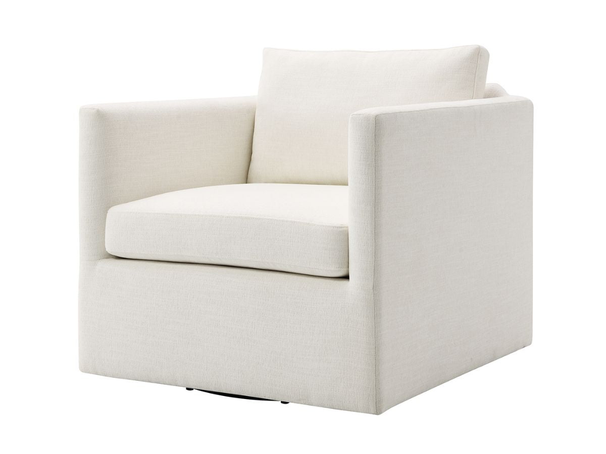 Samson Swivel Chair - Ivory