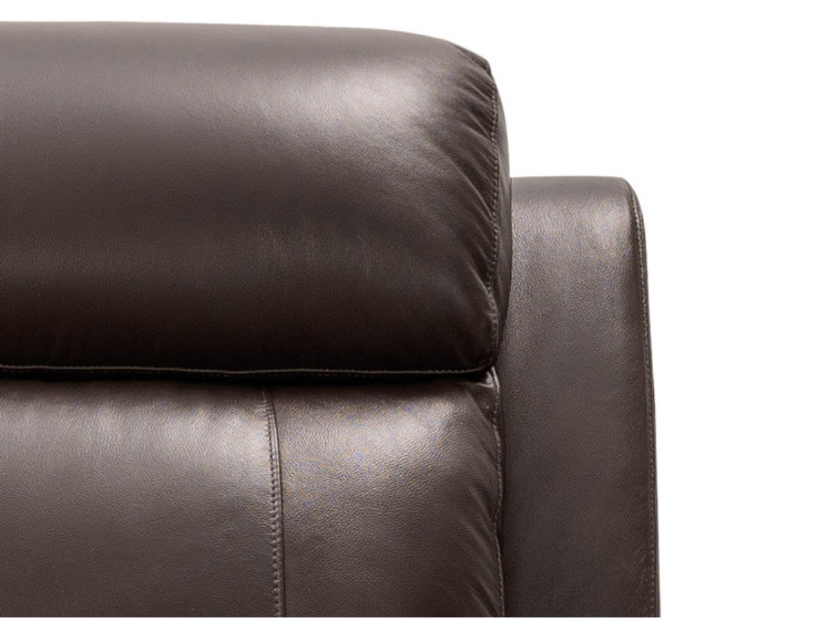Braylen Top Grain Leather Reclining Loveseat - Brown