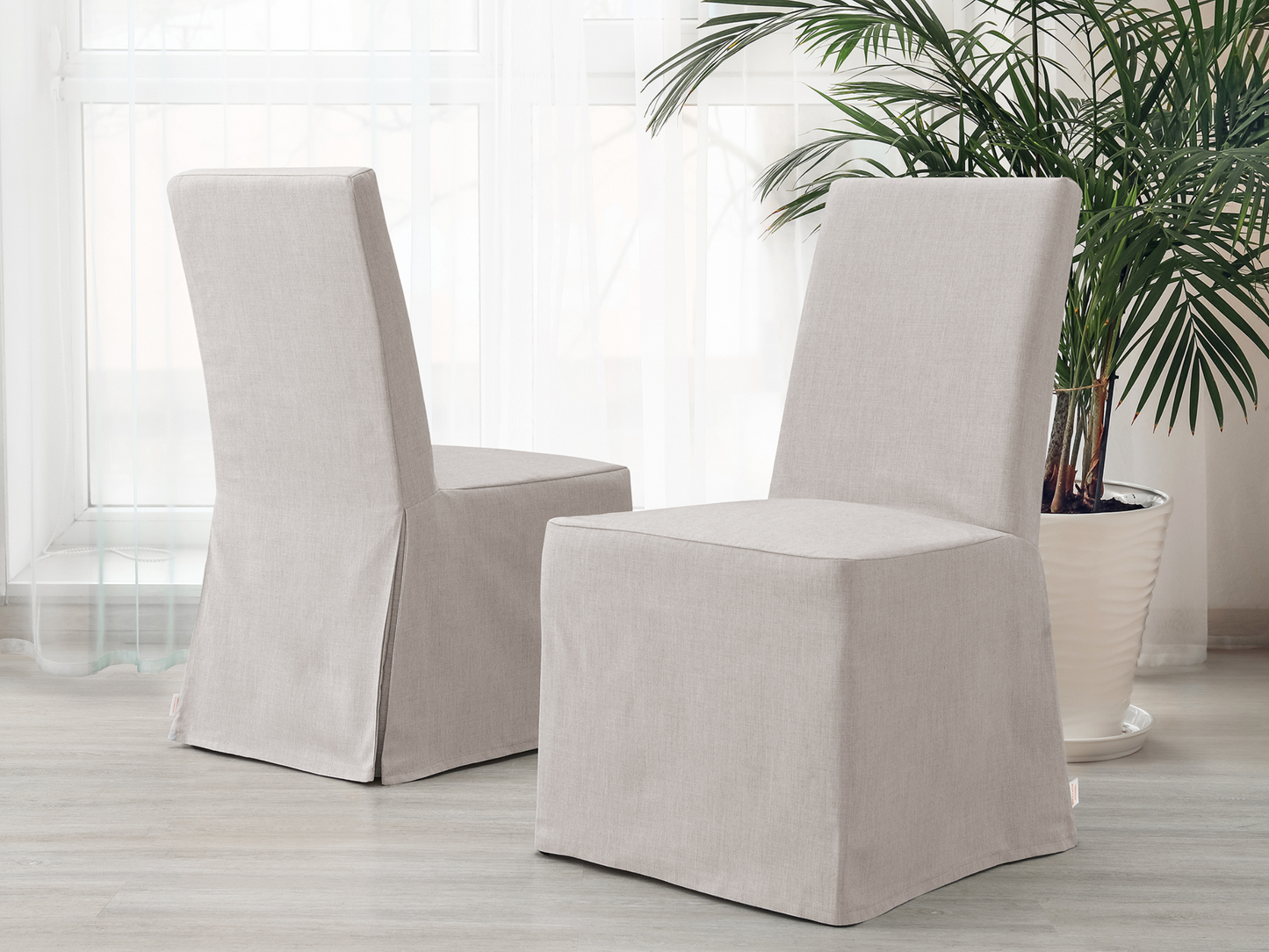 Mindy Sunbrella Slipcover Dining Chair (Set of 2) - Gray