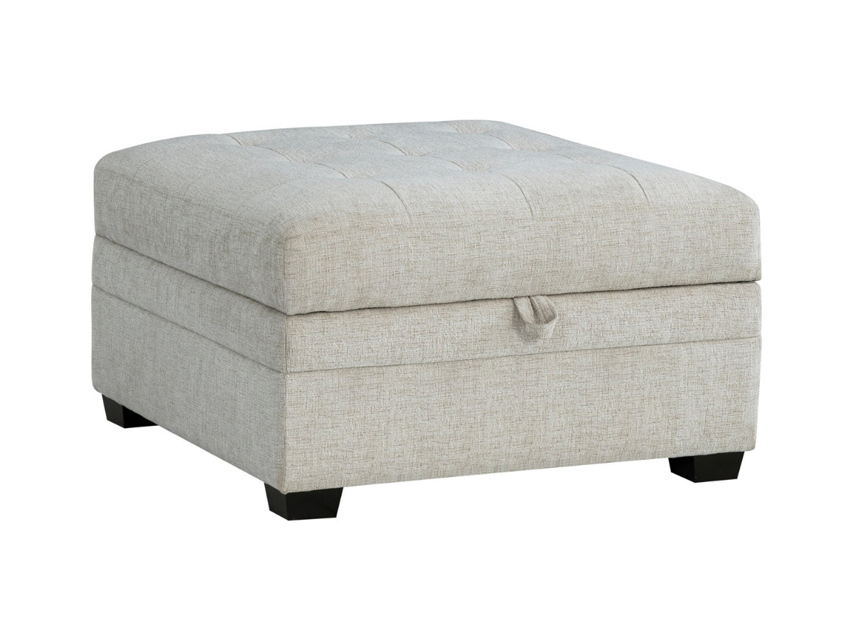 Nixon Fabric 6 Piece Modular Sectional Set - Cream