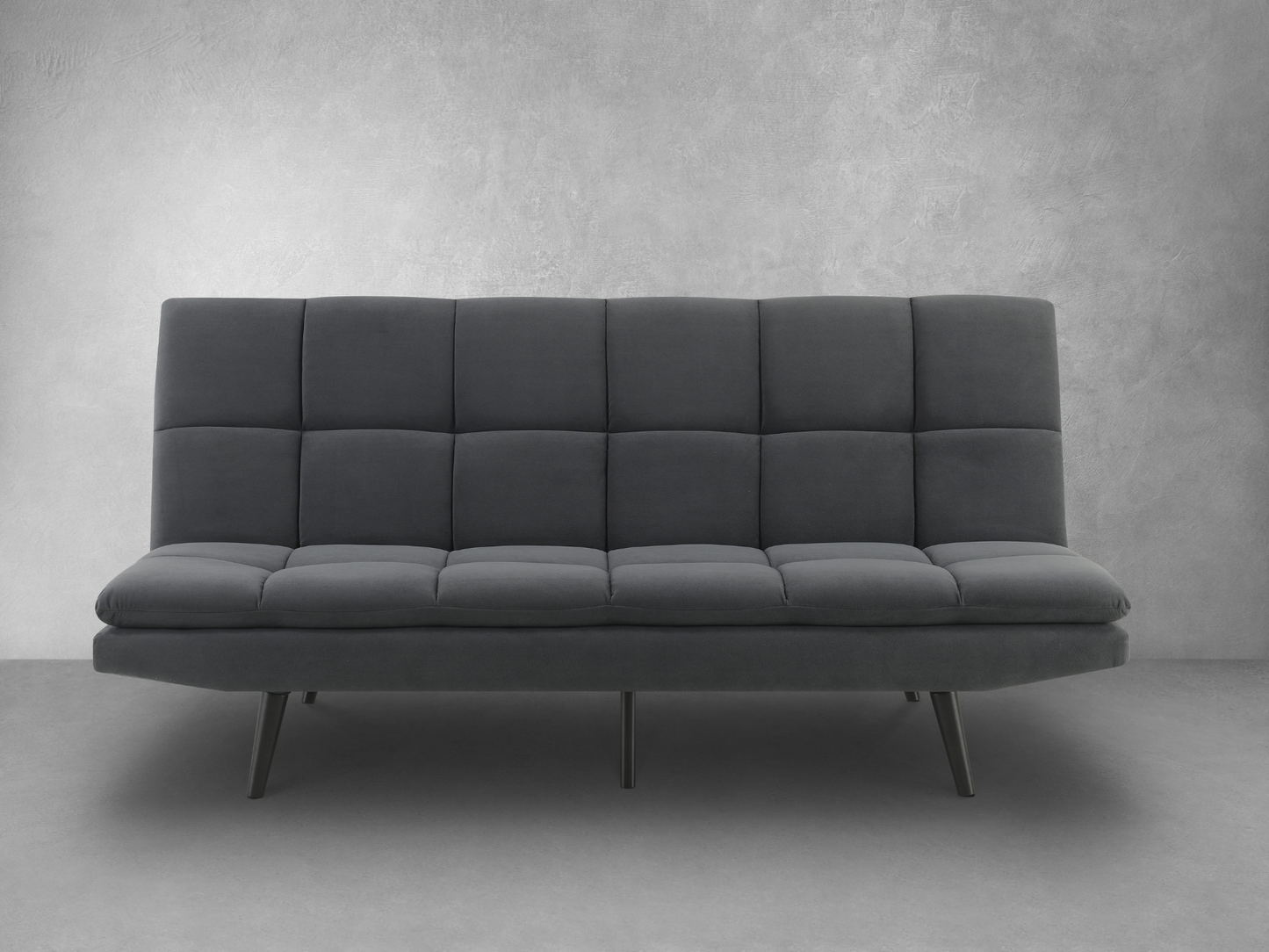 Jaden Convertible Fabric Sofa - Dark Gray