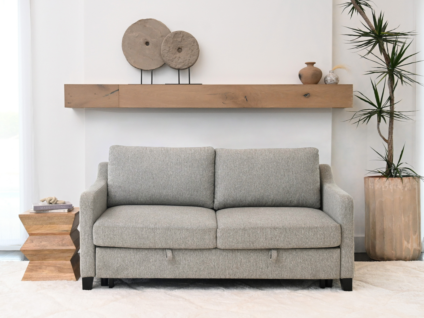 Marley Stain-Resistant Fabric Sleeper Sofa