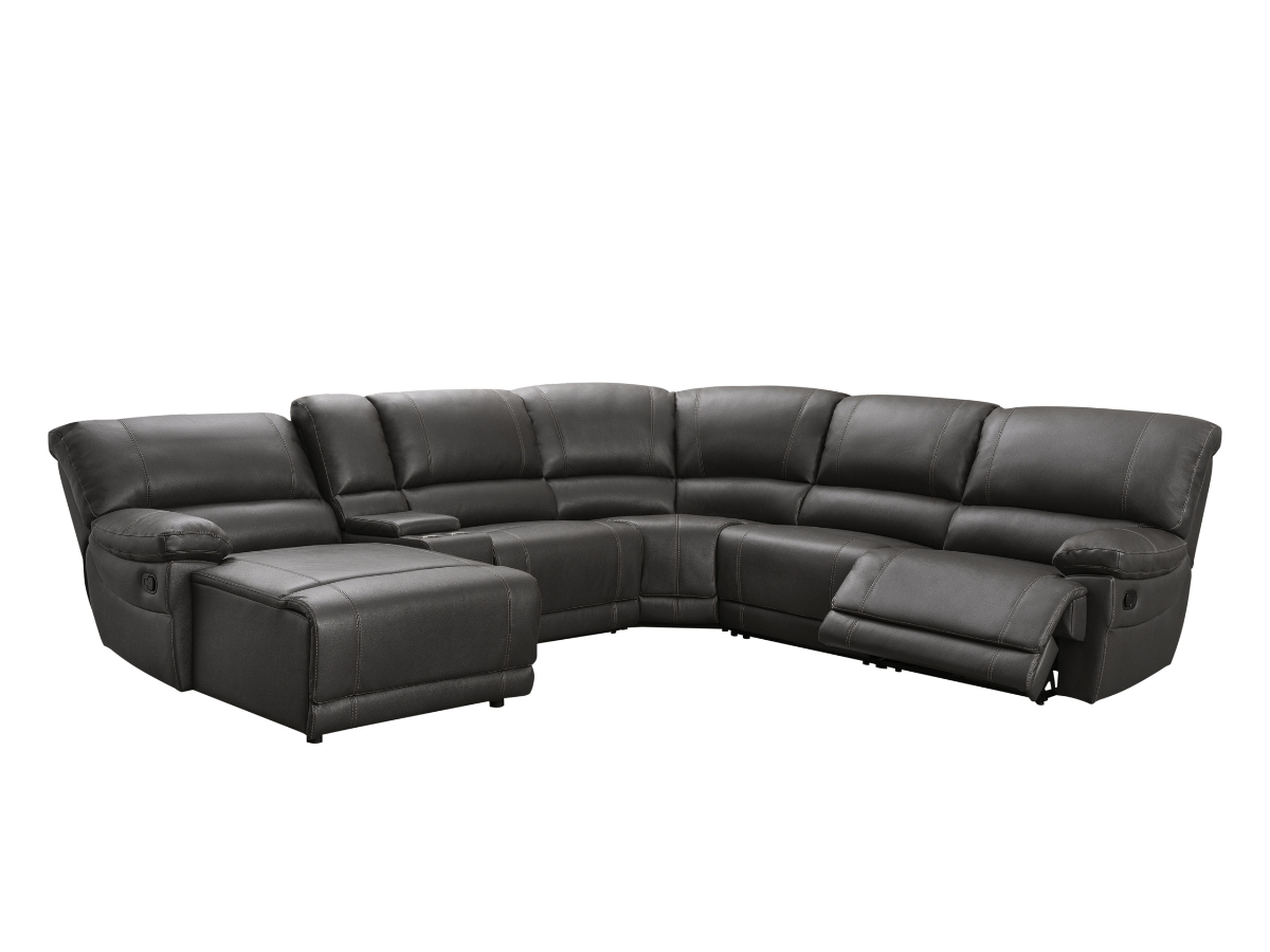 Cooper Manual Reclining Sectional - Brown
