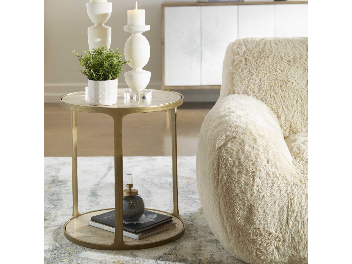 Abbyson Home Calliope Side Table