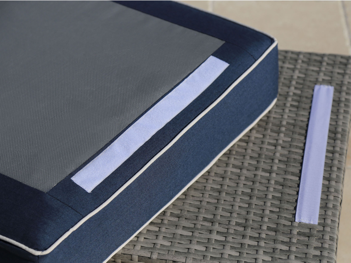 Monaco Ottoman (2-pack) - Blue