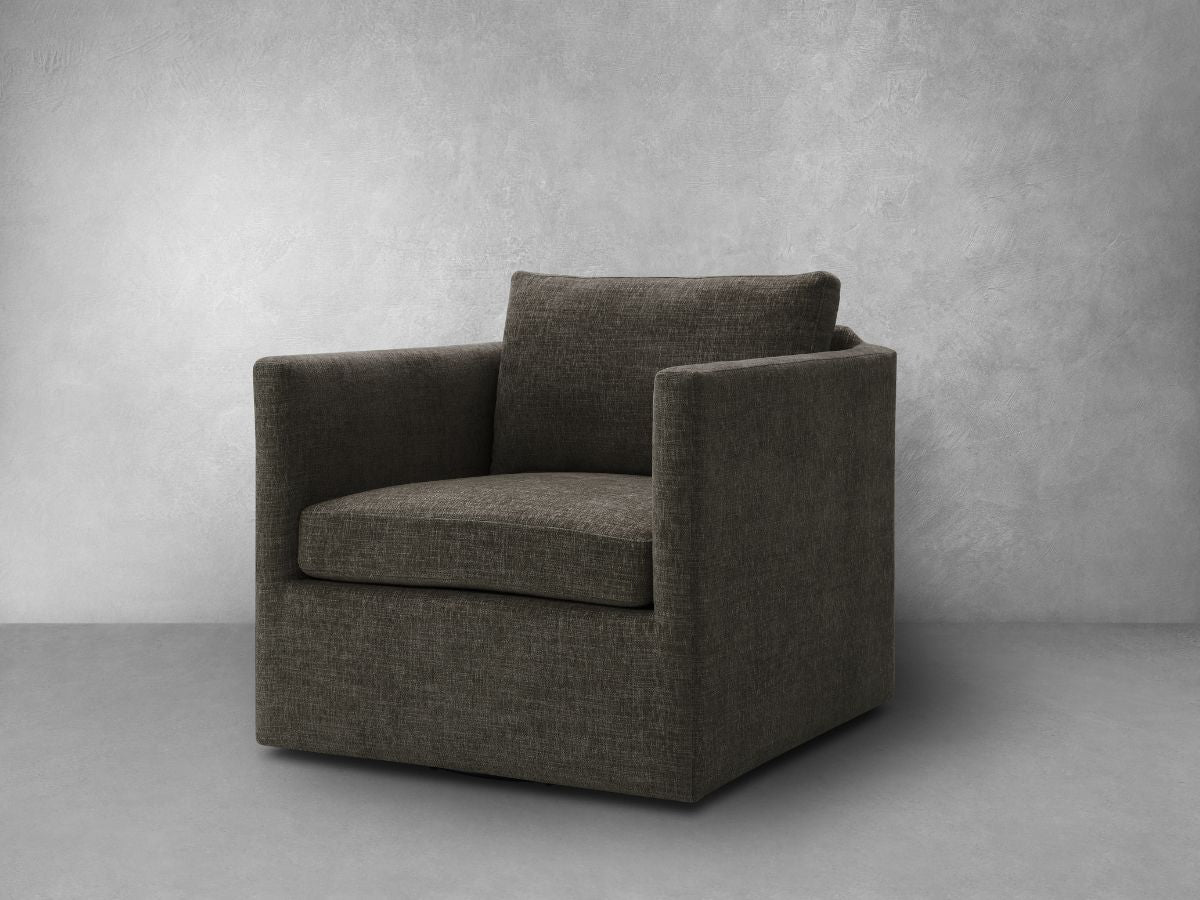 Samson Swivel Chair - Charcoal