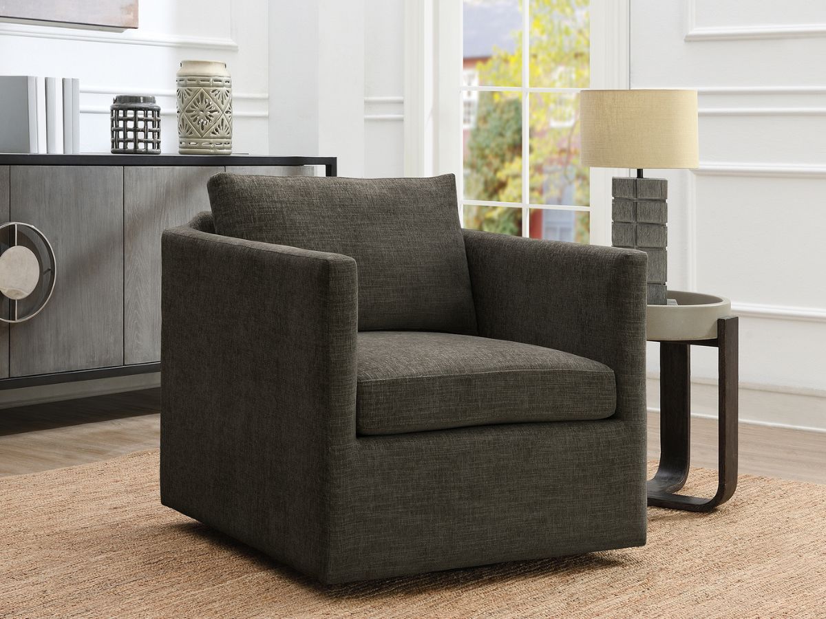 Samson Swivel Chair - Charcoal