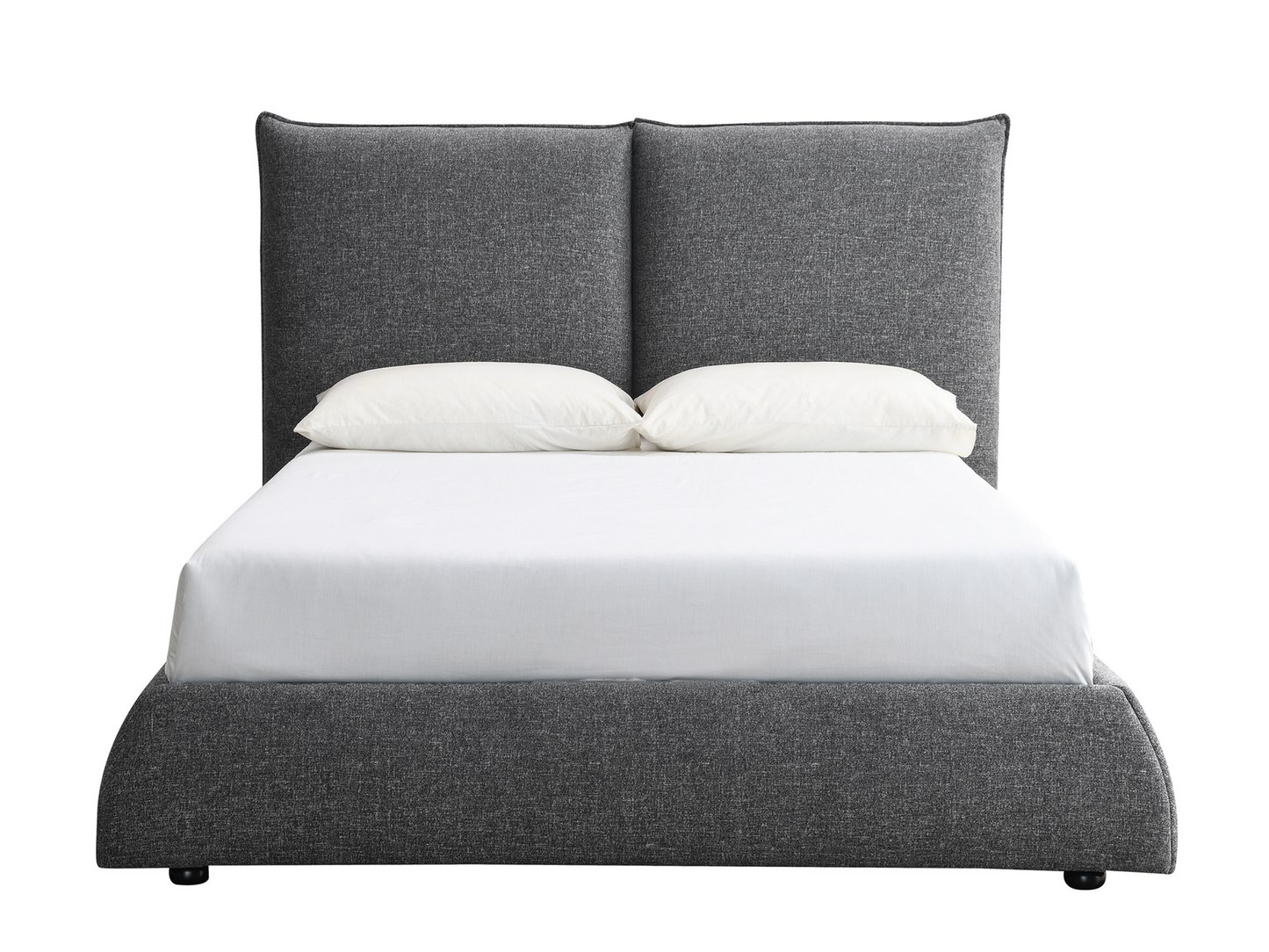 Elsen Upholstered Bed - Charcoal - King