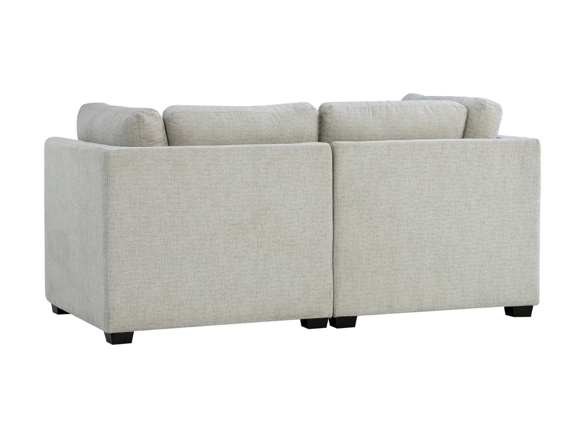 Nixon Fabric 6 Piece Modular Sectional Set - Cream