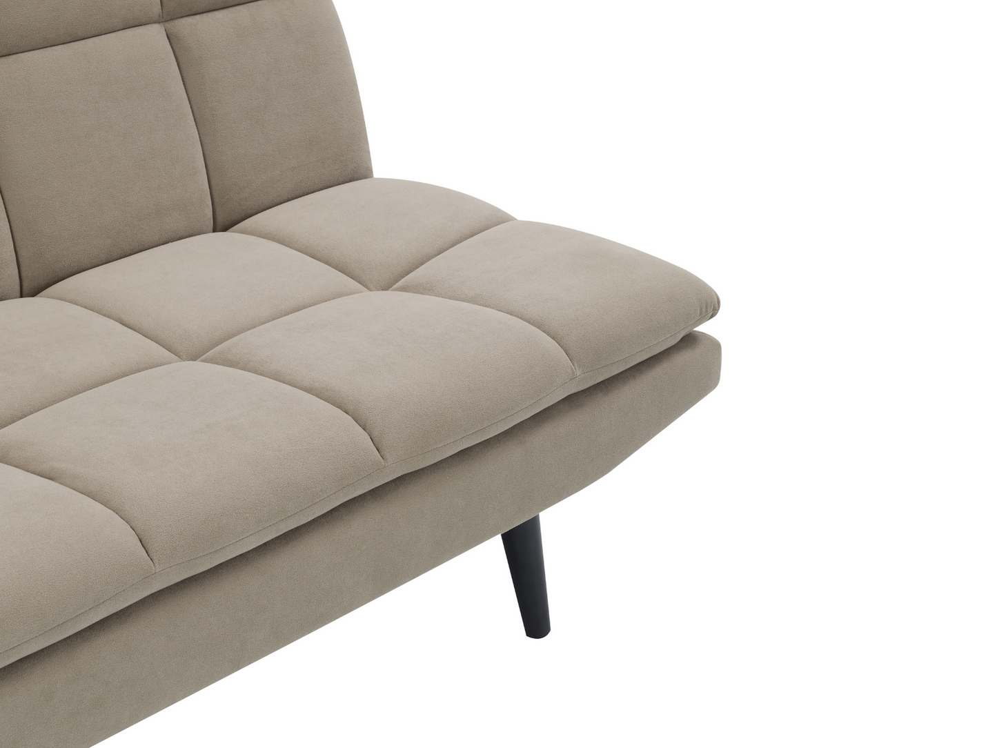 Jaden Convertible Fabric Sofa - Beige