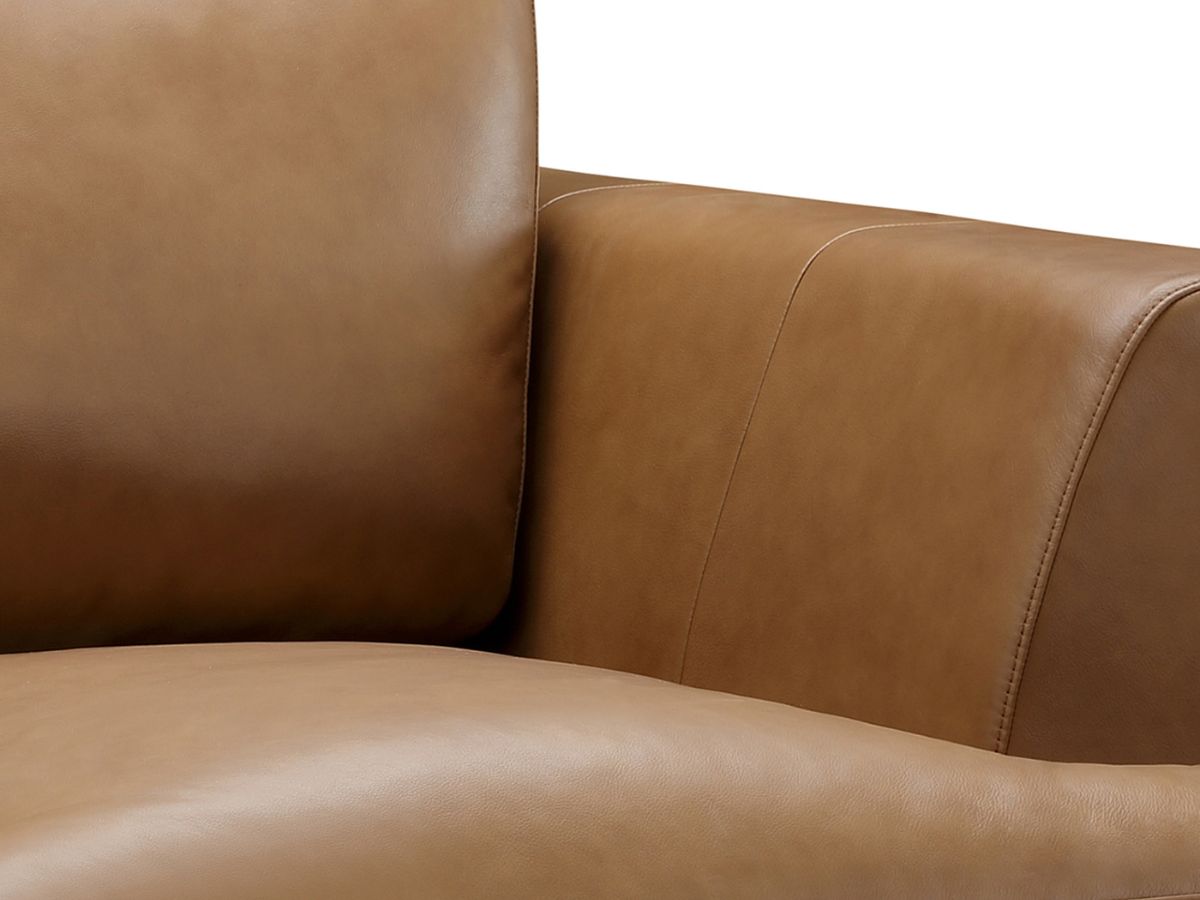 Lisbon Leather Sofa - Camel