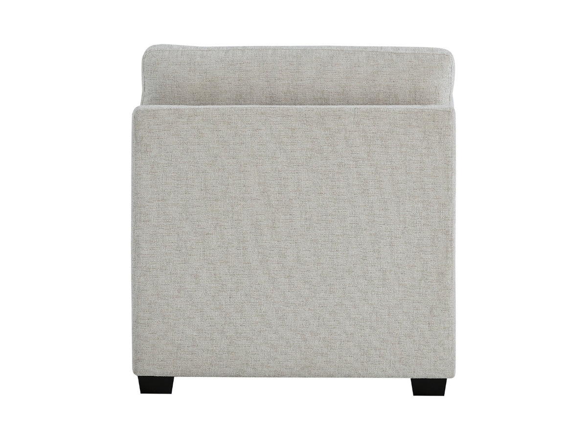 Nixon Fabric 6 Piece Modular Sectional Set - Cream
