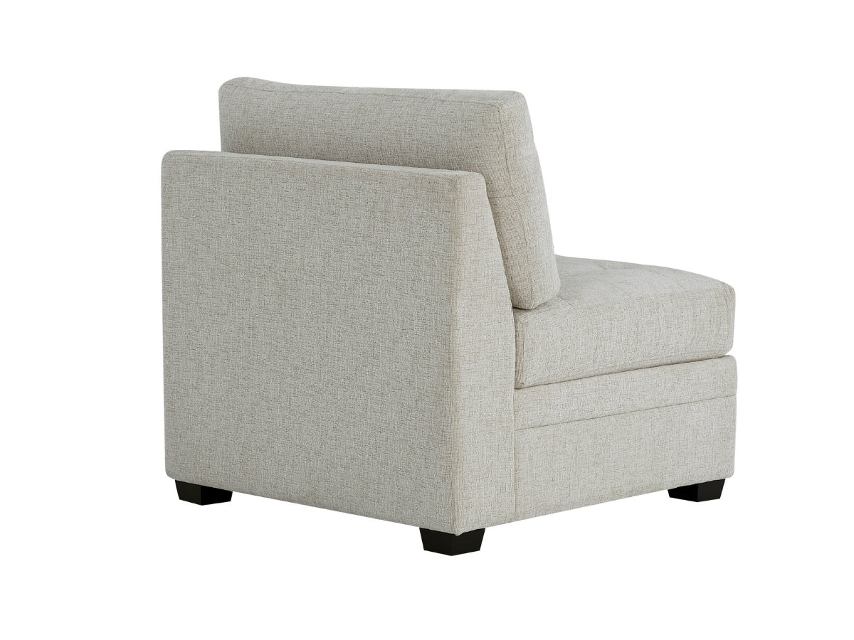Nixon Fabric 6 Piece Modular Sectional Set - Cream