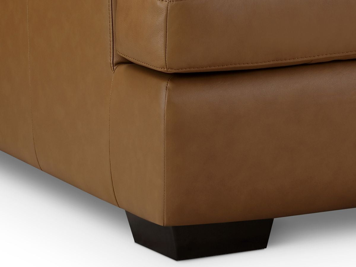 Lisbon Leather Armchair - Camel