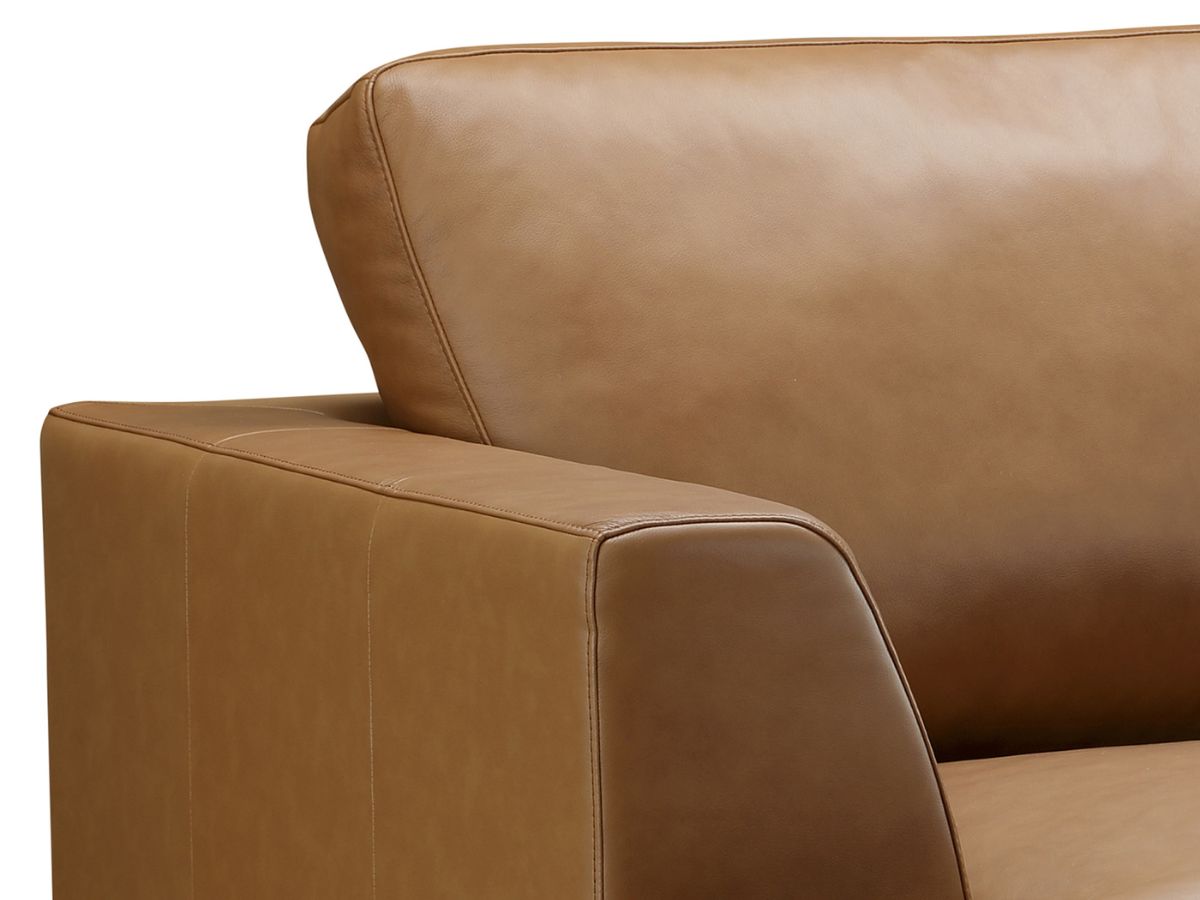 Lisbon Leather Armchair - Camel