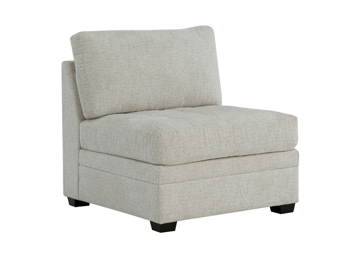 Nixon Fabric 6 Piece Modular Sectional Set - Cream