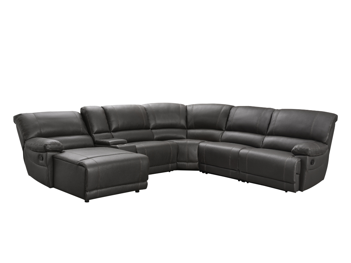 Cooper Manual Reclining Sectional - Brown