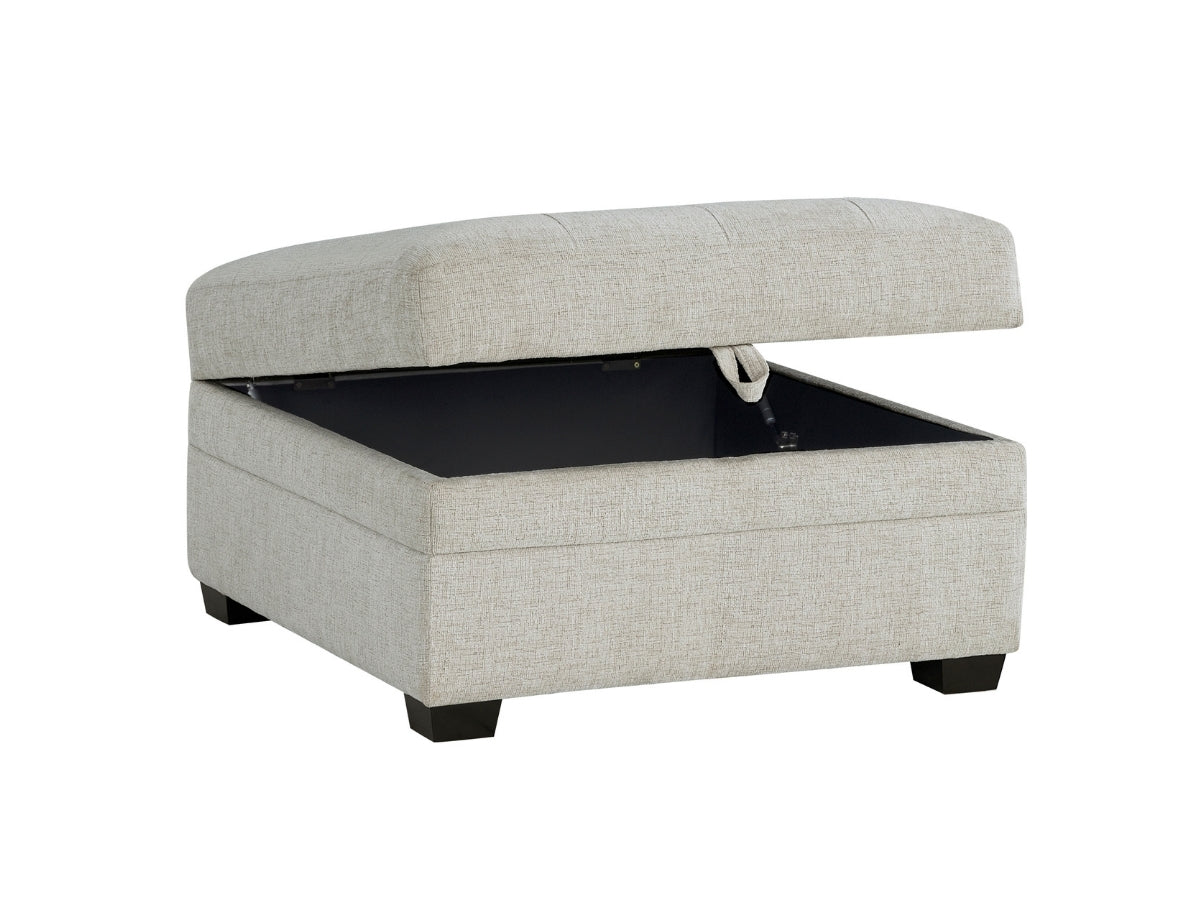 Nixon Fabric 6 Piece Modular Sectional Set - Cream
