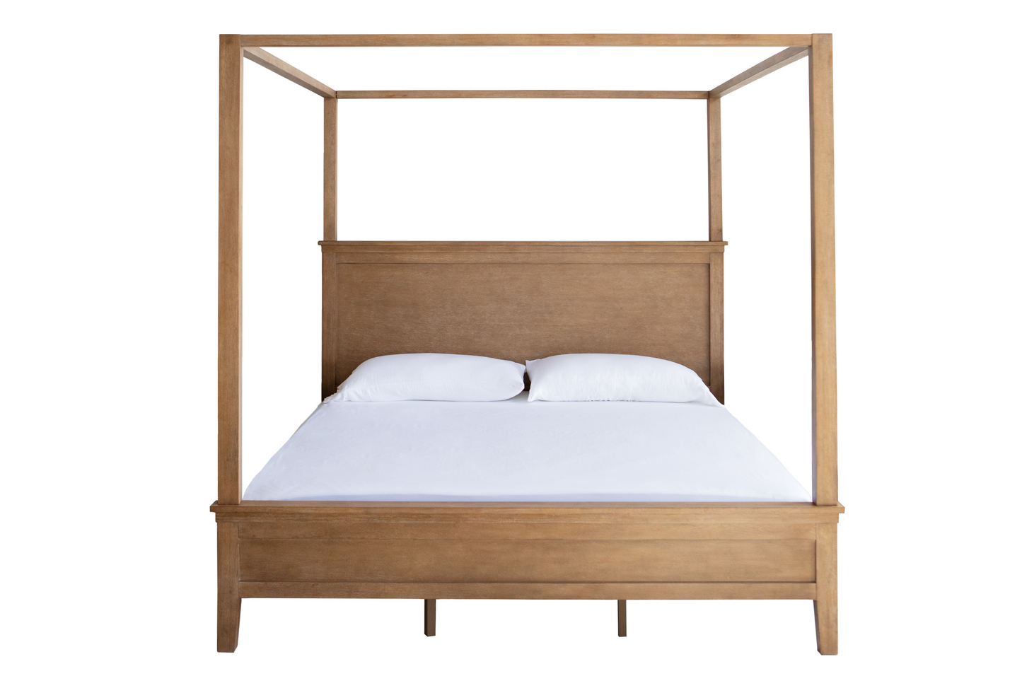 Becki Owens, Ren Canopy Bed - Brown - Queen