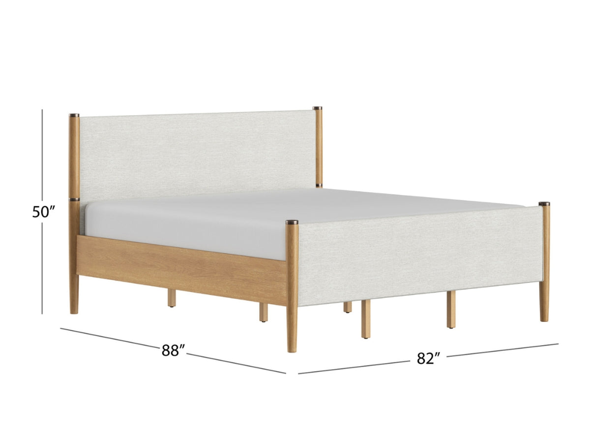 Details by Becki Owens, Charlotte Bed - Blonde - King