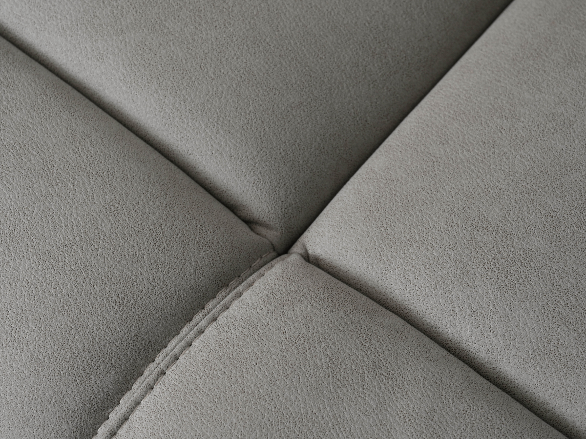 Margaret Fabric Manual Reclining Sofa with Console - Gray