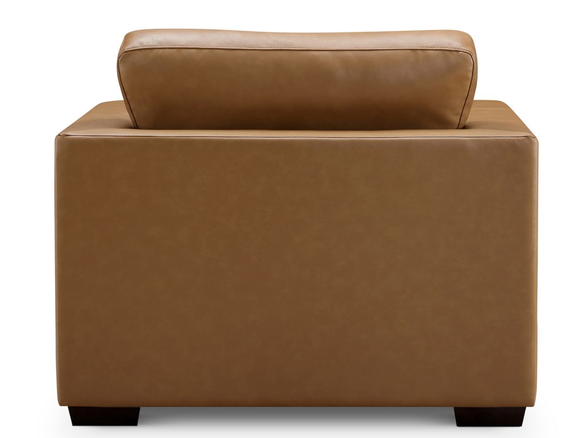 Lisbon Leather Armchair - Camel