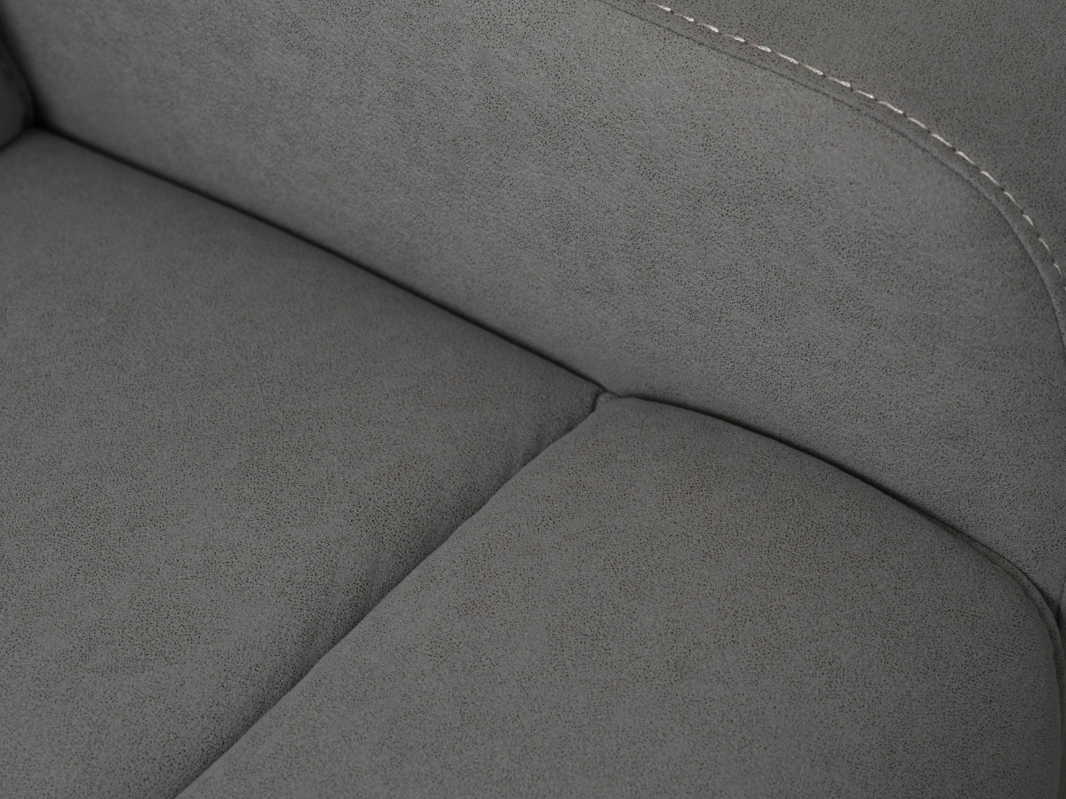 Margaret Fabric Manual Recliner - Gray