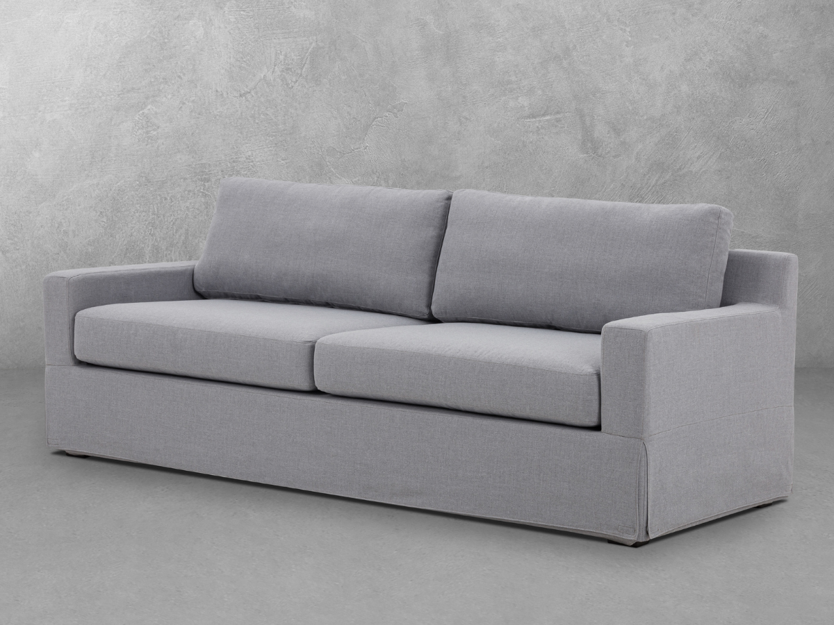 Rosalina Fabric Slipcover Sofa - Gray