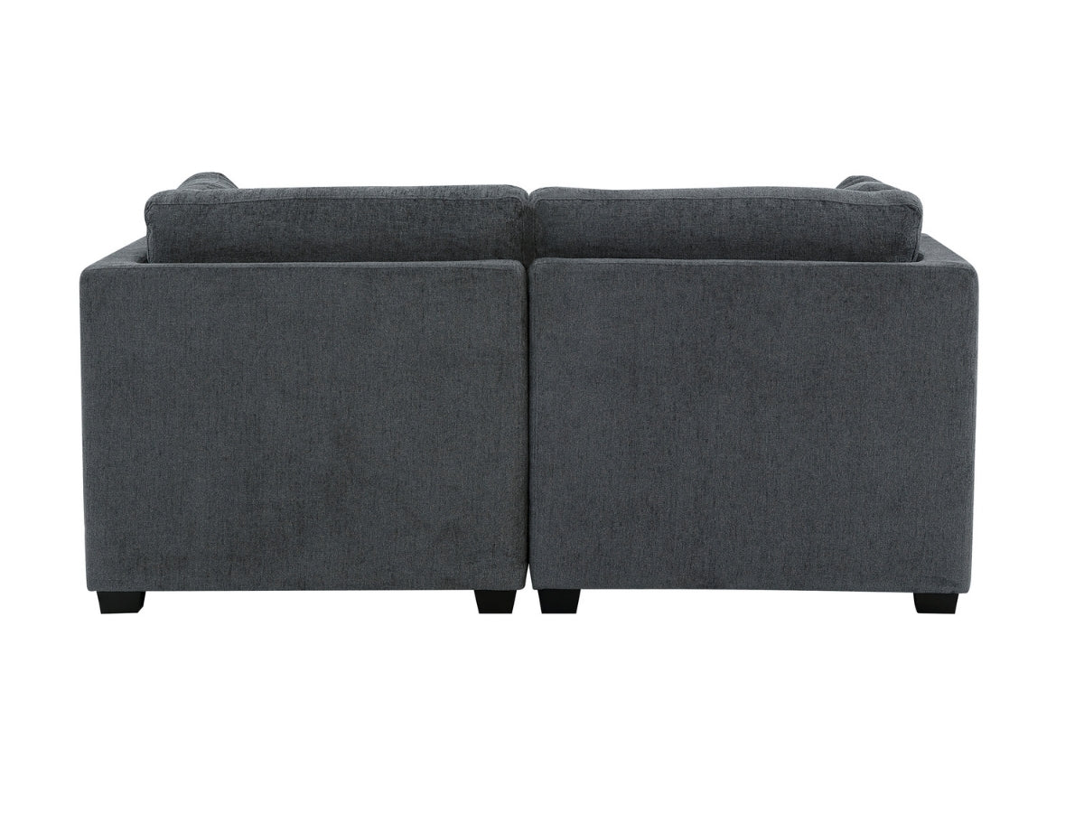 Nixon Fabric 6 Piece Modular Sectional Set - Gray